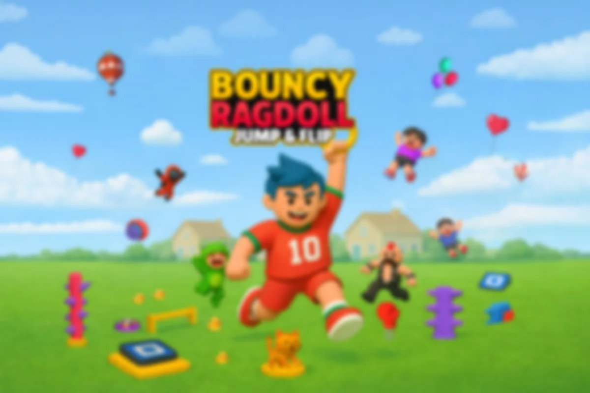 Bouncy Ragdoll — Jump & Flip! gameplay preview